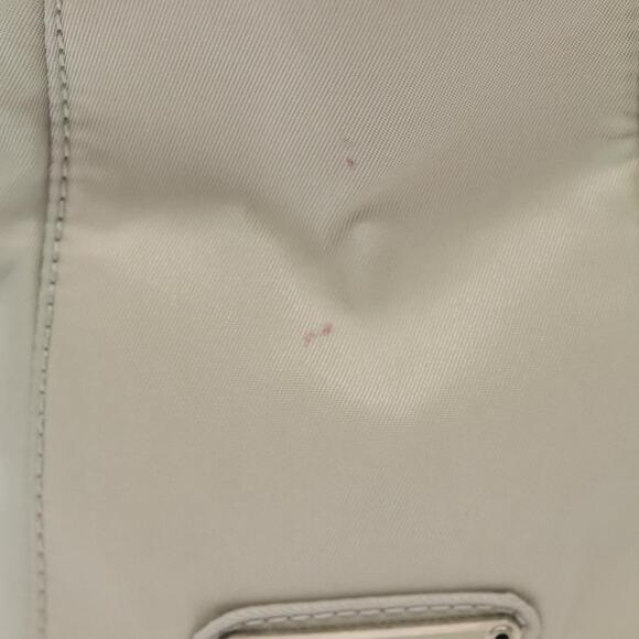 PRADA Shoulder Bag Nylon Ivory Silver - Picture 6 of 13